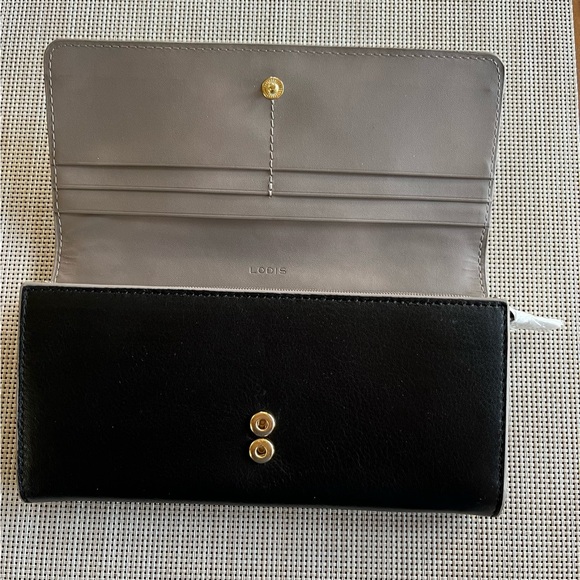 Lodis Black Leather Wallet - Picture 4 of 7
